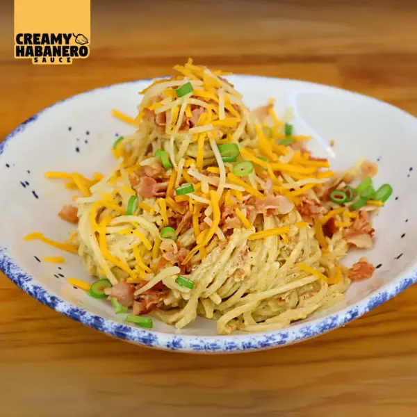 Creamy Habanero Sauce,Best Wings Sauces, Creamy habanero hot sauce.