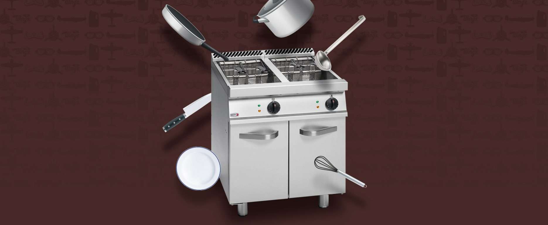 illustration of fryer, Calculate de budget. Mr Wings