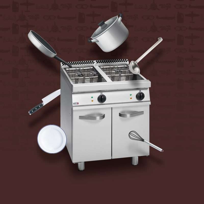 illustration of fryer, Calculate de budget. Mr Wings