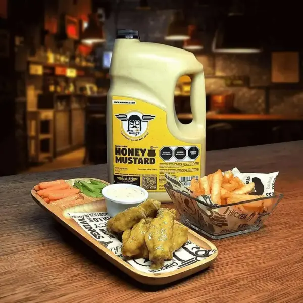 Best Wings Sauces, Hot Honey Mustard Sauce. Honey mustard sauce for wings