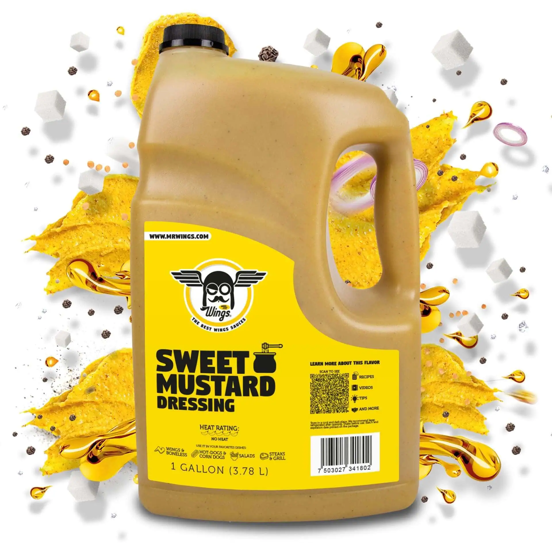 Best Wings Sauces, Hot Honey Mustard Sauce.