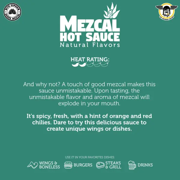 Best Wings Sauces, Mezcal Sauce, mezcal hot sauce