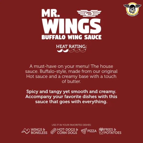 Best Wings Sauces, Mr. Wings Buffalo Sauces. Buffalo sauces