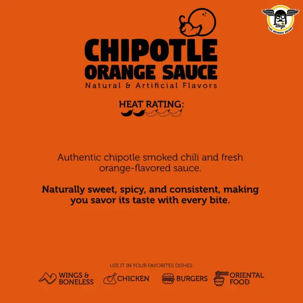 Best Wings Sauces, Orange Chipotle Sauce. Chipotle orange sauce