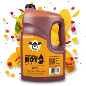 Sweet Mango Hot Sauce. Best Wings Sauces. Hot mango sauce