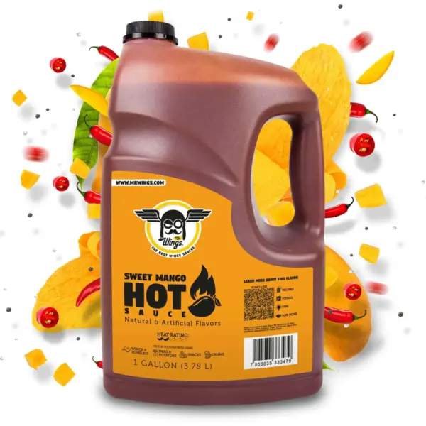 Sweet Mango Hot Sauce. Best Wings Sauces. Hot mango sauce
