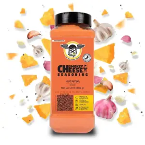 Best Wings Sauces, Smokey Cheese Seasoning. Smokey cheddar cheese.