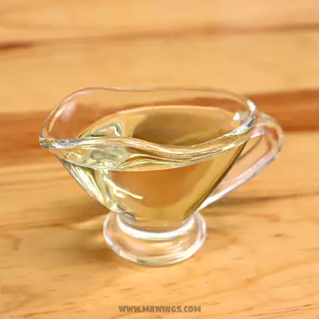 illustration of ingredients, oil. Mr Wings sauces