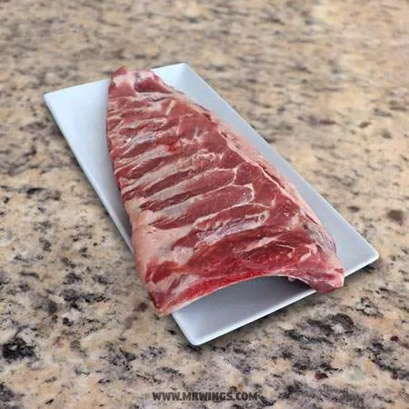 Beef ribs. Mr. Wings sauce