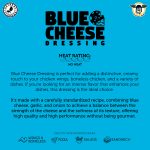 Blue Cheese Dressing. Best wings sauces ideal for restaurants.